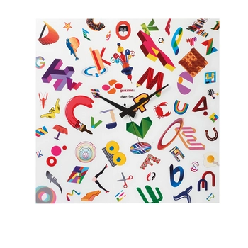 Guzzini – Zegar ścienny ALPHACLOCK