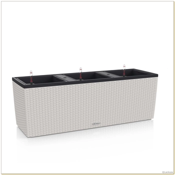 Lechuza - Donica TRIO Cottage 40 - długość 129,50 cm, jasnoszara