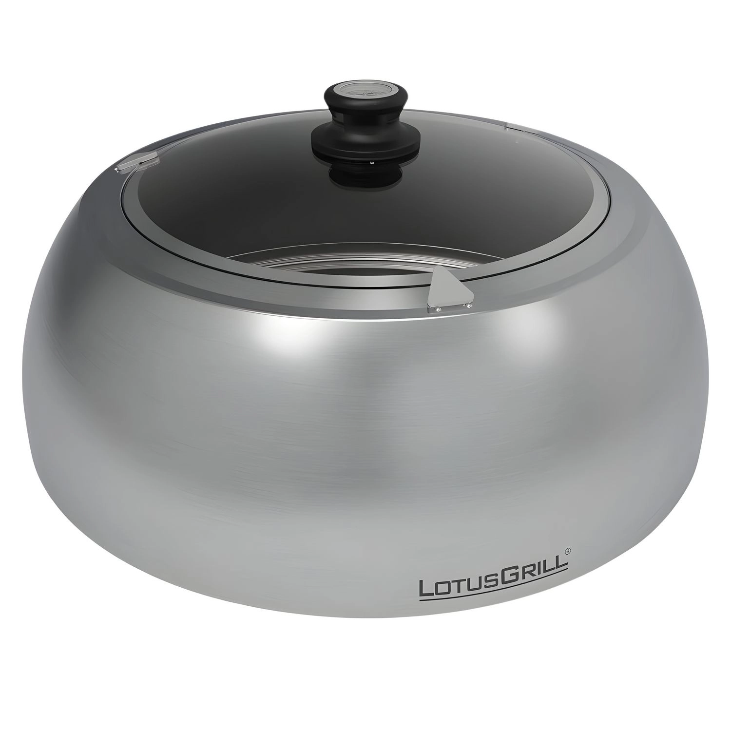 LotusGrill - Pokrywka do grilla Standard - srebrna, średnica 34,40