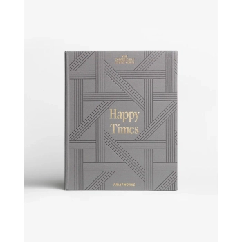 Printworks - Album fotograficzny Happy Times XL – szary, tkaninowa oprawa