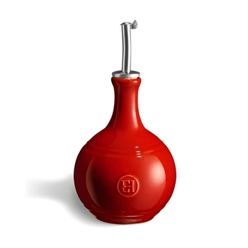 Emile Henry - Butelka na ocet - pojemność 400 ml, czerwona