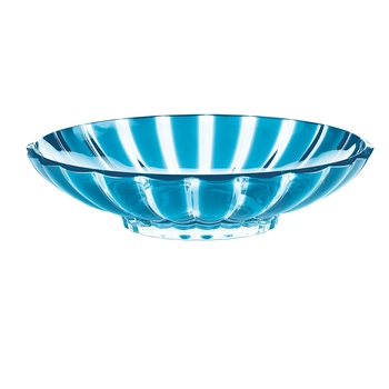 Guzzini - Miska na owoce Dolcevita – niebieska, bioplastik, 37,5 cm