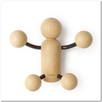 Umbra - Wieszak ścienny - Woody - naturalny