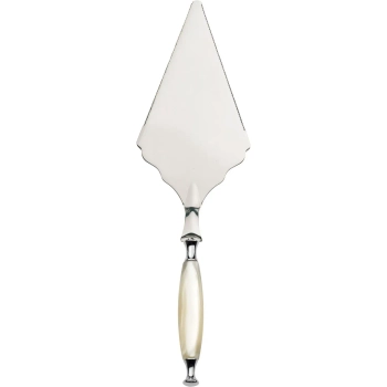 Casa Bugatti - Łopatka do pizzy Country – perłowa kość słoniowa, chromowany pierścień