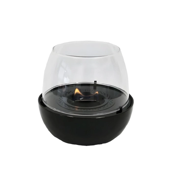 Tenderflame - Świeca Tulip 14 - czarna, średnica 14,10 cm