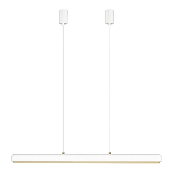 UMAGE (Vita) - Lampa Hazel Branch - długość 100 cm, biała, złoty dekor