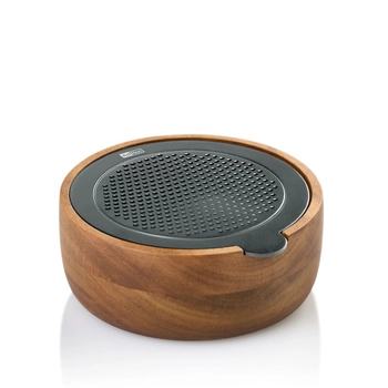 AdHoc - Tarka stołowa o drobnym ostrzu CutnServe - czarna, średnica 13 cm