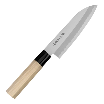 Satake Cutlery - Rdzewny Nóż Santoku - długość ostrza 15 cm | Yoshimitsu 804-059