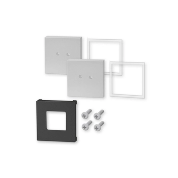 Zack - Zestaw adapterów do montażu produktów serii CARVO  - stal nierdzewna matowa, srebrny