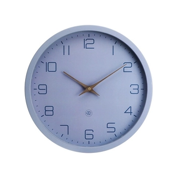 NeXtime – Zegar ścienny Eco nXt z bioplastiku –niebieski, 30 cm