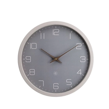 NeXtime – Zegar ścienny Eco nXt z bioplastiku – beżowy, 30 cm