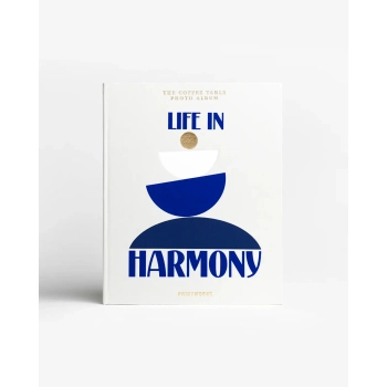 Printworks - Album fotograficzny Life in Harmony XL – biały, tkaninowa oprawa