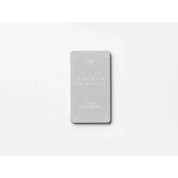 Printworks - Kredki ołówkowe Classic – zestaw 12 kolorów, drewno FSC