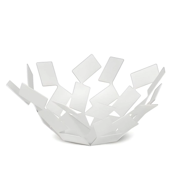 Alessi - Kosz na owoce LA STANZA DELLO SCIROCCO - biały średnica 27 cm