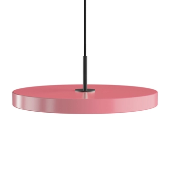 UMAGE (Vita) - Lampa Asteria Medium - średnica 43 cm, różowa, czarny dekor
