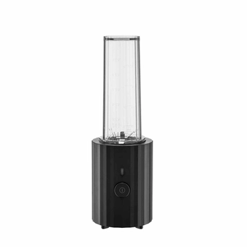 Alessi - Blender "On the go" PLISSE - czarny, pojemność 550 ml