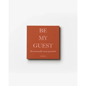 Printworks - Księga gości Be My Guest – rdzawo-różowa, 100 stron