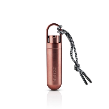 Eva Solo – Mini-dozownik do żelu dezynfekującego do rąk, brązowy, 17 ml