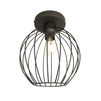 Emibig - Lampa sufitowa Nest 1 BL black - szerokość 24 cm, stal lakierowana proszkowo