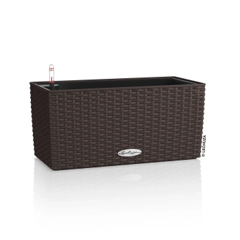 Lechuza - doniczka Balconera Cottage 40 - długość 40 cm, mokka