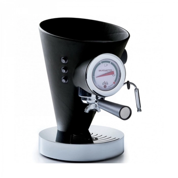 Casa Bugatti - Ekspres do kawy DIVA - czarna skóra, seria Individual