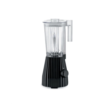 Alessi - Blender kielichowy PLISSE - czarny, pojemność 1,5 l