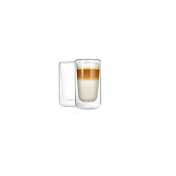 Blomus - Komplet 2 szklanek do latte macchiato Nero - pojemność 320 ml