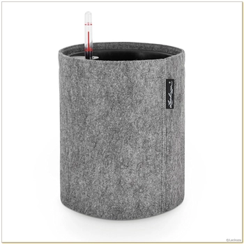 Lechuza - Doniczka Trendcover 32 - średnica 32 cm, filc, ciemny szary