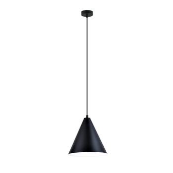 Emibig - Lampa wisząca Rebel 1 black/white - wysokość max 100 cm, stal lakierowana proszkowo