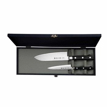 Tojiro - Zestaw Santoku 17 cm + Uniwersalny 12 cm | Classic Damascus VG-10