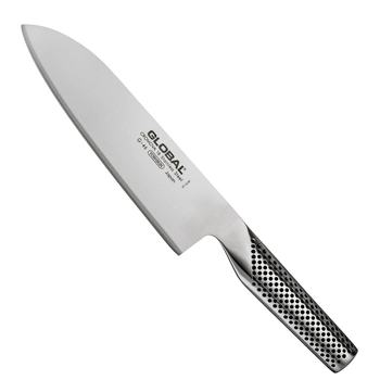 Global - Nóż Santoku - długość ostrza 18 cm | G-46