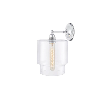 Kaspa - Kinkiet lampa ścienna Longis IV - średnica 17 cm, transparentny