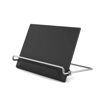 Zack - stojak na książką kucharską/tablet PACENE - szerokość 27 cm, stal matowa, czarny