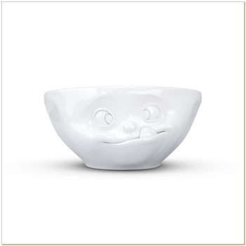 58Products - Miseczka "Smaczny" - pojemność 350 ml,  biała