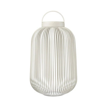 Blomus - Latarnia Lito led L - jasnoszara, wysokość 49 cm