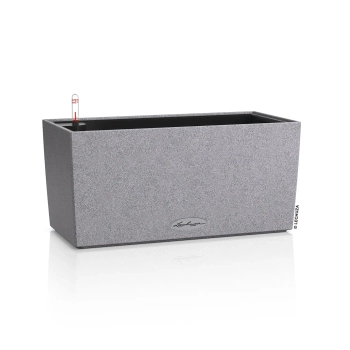 Lechuza - doniczka Balconera Stone 40 - długość 40 cm, szary kamień