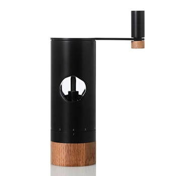 AdHoc - Młynek do pieprzu lub soli z systemem przekładni POWERMILL - czarny, wysokość 20 cm