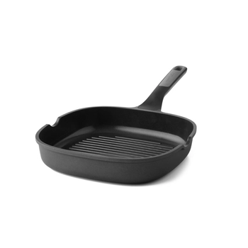 BergHOFF - Patelnia grillowa Stone Plus 26 cm – powłoka CeraGreen, aluminium z recyklingu