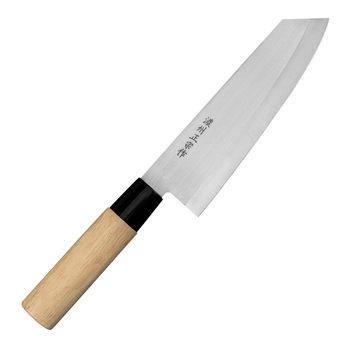 Satake Cutlery - Nóż Bunka Santoku - długość ostrza 17 cm | Megumi Classic 805-834