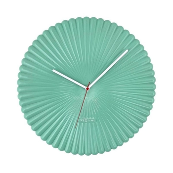 NeXtime – Zegar ścienny dekoracyjny Mousse 3D, miętowy, 40 cm