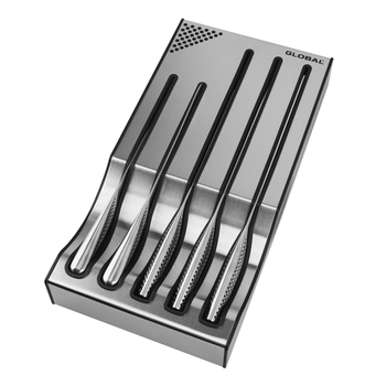 Global - Zestaw 5 noży Dock Set B - srebrny | G-88/77821617