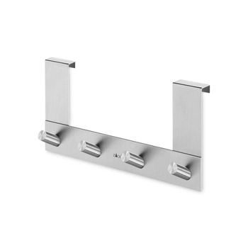 Zack - Wieszak na drzwi EXIT - głębokość 6 cm, stal matowa