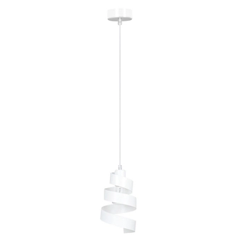 Emibig - Lampa wisząca Saga 1 white - wysokość 80 cm, stal lakierowana