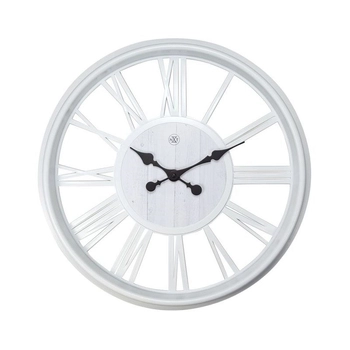 NeXtime – Zegar ścienny dekoracyjny Quebec nXt, biały, 51 cm