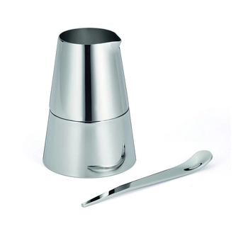 Philippi - Cukiernica i mlecznik Cream - srebrna, wysokość 9 cm