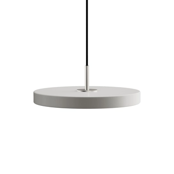 UMAGE (Vita) - Lampa Asteria Mini - średnica 31 cm, szara, stalowy dekor