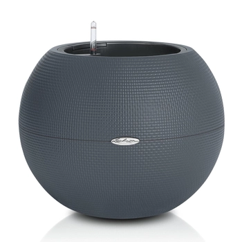 Lechuza - Donica Puro Color 50  - średnica 49 cm, szara, matowa