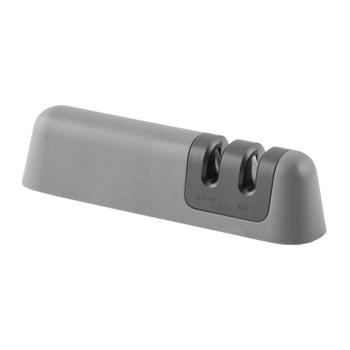 BergHOFF – Ostrzałka do noży LEGACY – dwustopniowa, ergonomiczna, szara