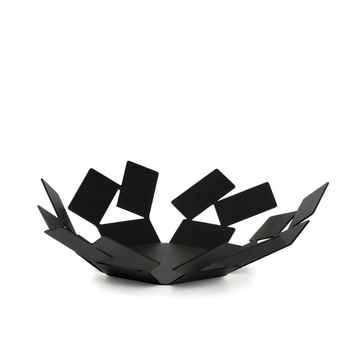 Alessi - Kosz na owoce LA STANZA DELLO SCIROCCO - czarny, długość 24 cm