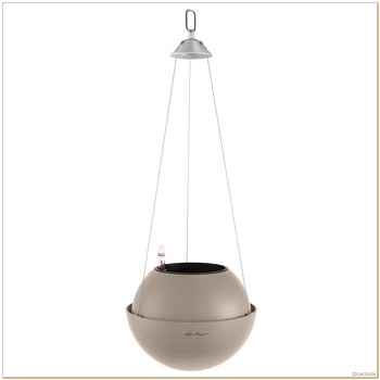 Lechuza - Doniczka wisząca Bola Color 23, piskowy brąz